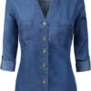 Classic Quality Denim Shirt For Every Occasion Effortless Style Bold And Beautiful Trendy Perfect Iconic Shirts For Women