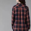 Hot Sale Women'S Flannel Check Oxford Shirt Ladies Casual Blouses