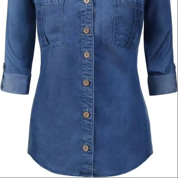 Classic Quality Denim Shirt For Every Occasion Effortless Style Bold And Beautiful Trendy Perfect Iconic Shirts For Women