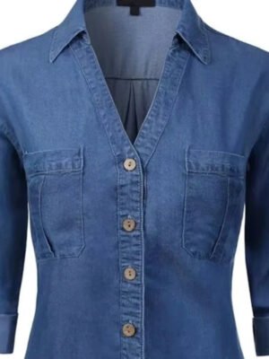 Classic Quality Denim Shirt For Every Occasion Effortless Style Bold And Beautiful Trendy Perfect Iconic Shirts For Women