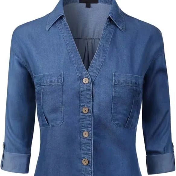 Classic Quality Denim Shirt For Every Occasion Effortless Style Bold And Beautiful Trendy Perfect Iconic Shirts For Women