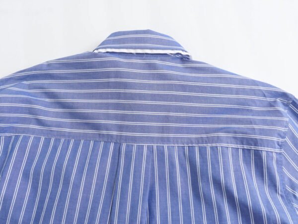 Women'S Shirt Spring And Summer New Fashion Stitching Design Lapel Striped Top Women'S Shirt Chic