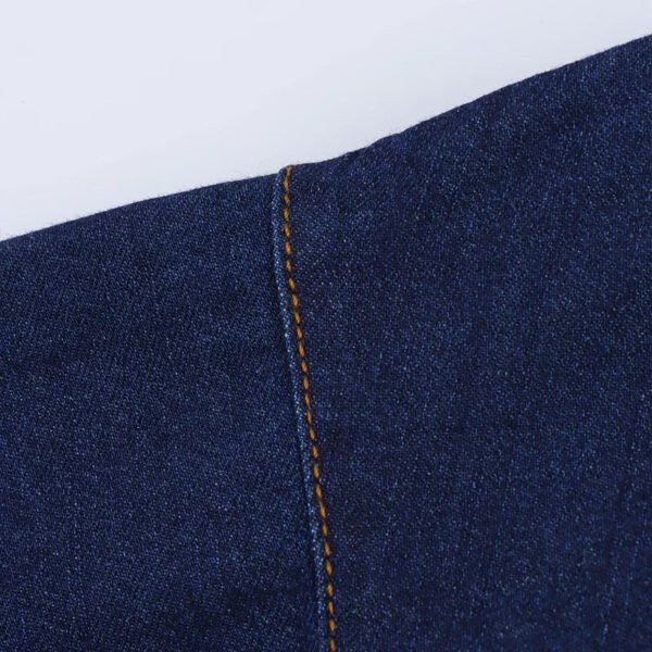 Women'S Clothing New Fashion Solid Color Wide Sleeve Denim Shirt Retro Long Sleeve Loose Casual Female Tops