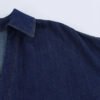 Women'S Clothing New Fashion Solid Color Wide Sleeve Denim Shirt Retro Long Sleeve Loose Casual Female Tops