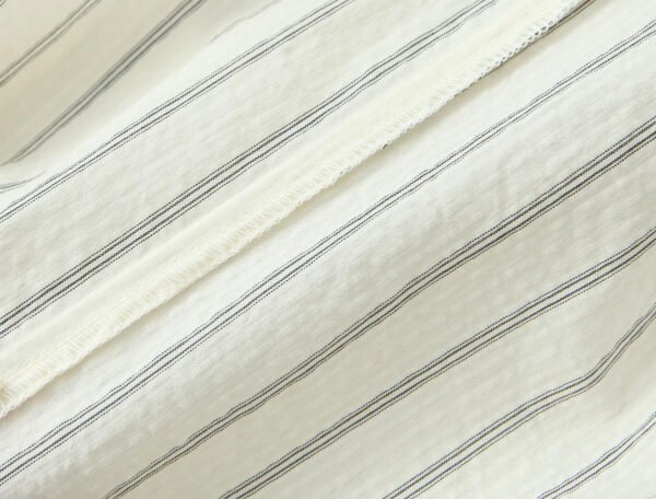 Women'S Clothing Autumn New Fashion Simple Versatile Striped Tie Loose Shirt