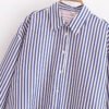 Women Spring New Chic Fashion Striped Shirt Vintage Long Sleeve Button Up Casual Female Shirts Blusas Chic Tops
