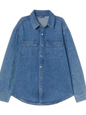 New Design Womens Clothing 100% Cotton Denim Shirt Jacket For Spring Woman Tops Fashionable Casual Shirt