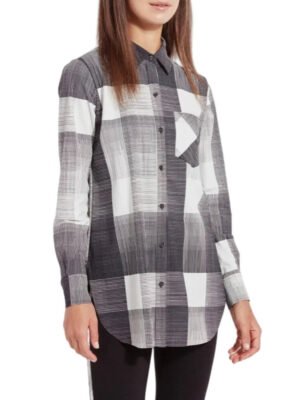 High Quality Women'S Oversized Plaid Shirt Fashionable High Quality Women'S Blouses & Shirts