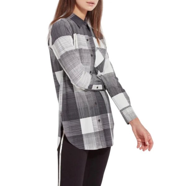 High Quality Women'S Oversized Plaid Shirt Fashionable High Quality Women'S Blouses & Shirts